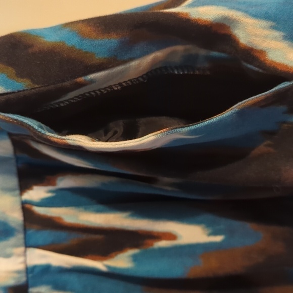 Worthington Stretch Chevron Southwestern feel Swinging Mini - Size 14 - Picture 7 of 12